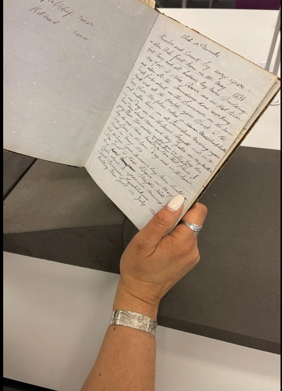 Arthur Wellington Clah's journals at the Wellcome Collection, London