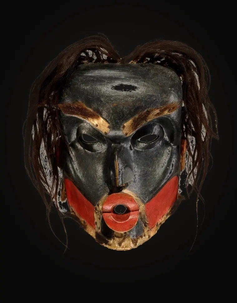 Dzunuk'wa mask, Kwakwaka'wakw, c. 1870